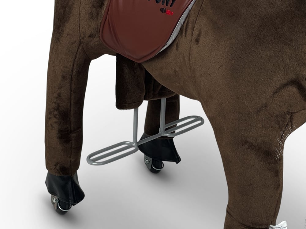 MY PONY Ride-On Horse Toy - Galloping Action for Kids Ages 4-10 (Medium)