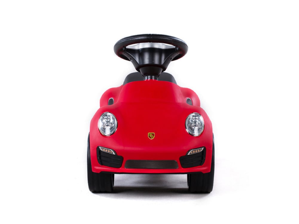 Licensed Porsche 911 Push Car - Ride-On Toy with Leather Seat