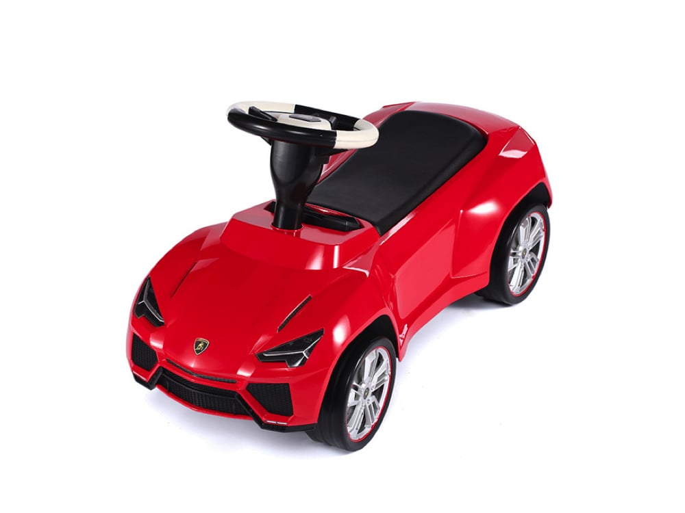 Licensed Lamborghini Urus Push Car - Ride-On Toy with Rubber Wheels (Red)