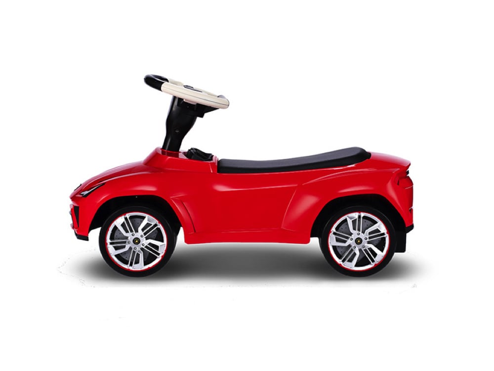 Licensed Lamborghini Urus Push Car - Ride-On Toy with Rubber Wheels (Red)