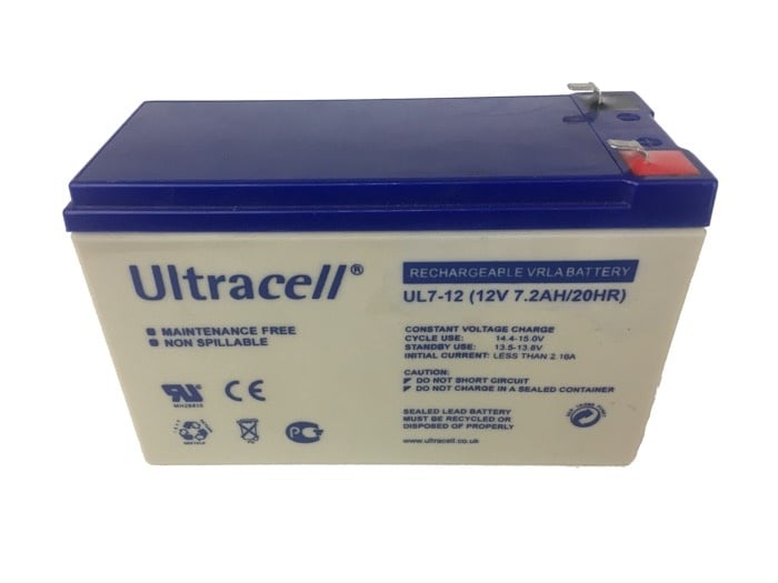 Ultracell 12V 7Ah Rechargeable Battery