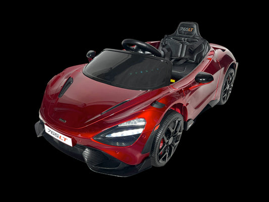 Licensed McLaren 765LT 12V Kids Electric Car - Super Sports Car with High-Gloss Finish