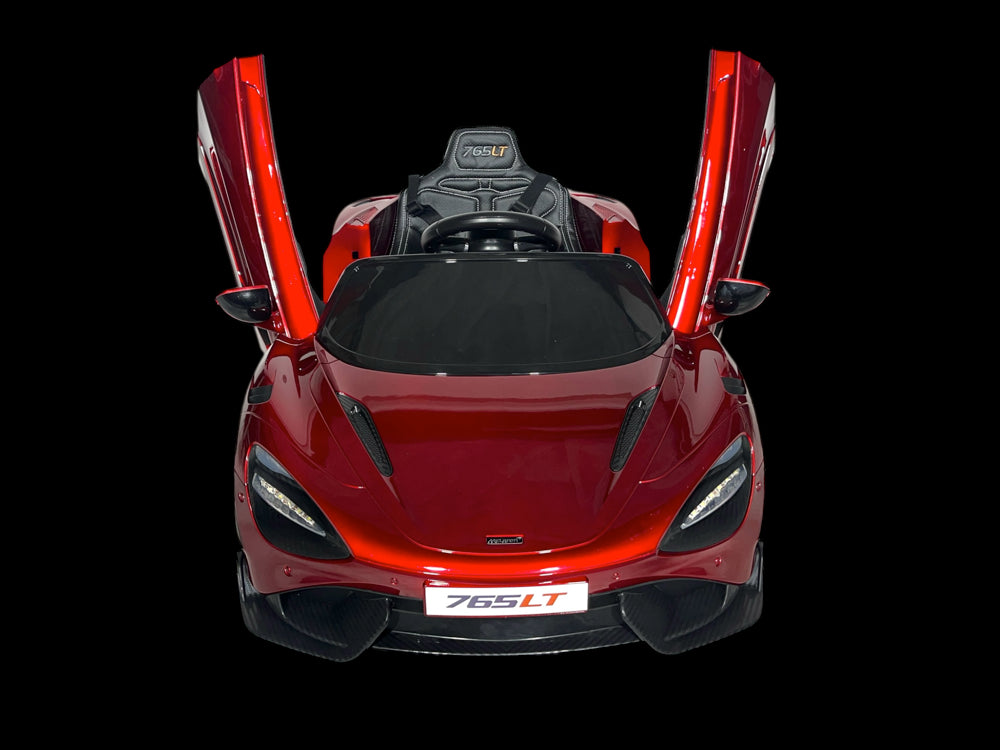 Licensed McLaren 765LT 12V Kids Electric Car - Super Sports Car with High-Gloss Finish
