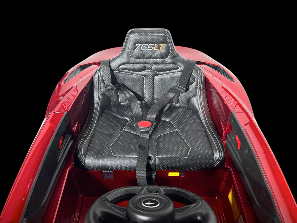 Licensed McLaren 765LT 12V Kids Electric Car - Super Sports Car with High-Gloss Finish