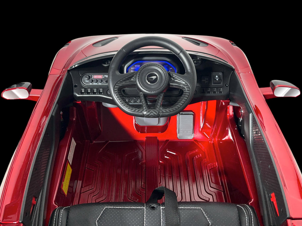 Licensed McLaren 765LT 12V Kids Electric Car - Super Sports Car with High-Gloss Finish
