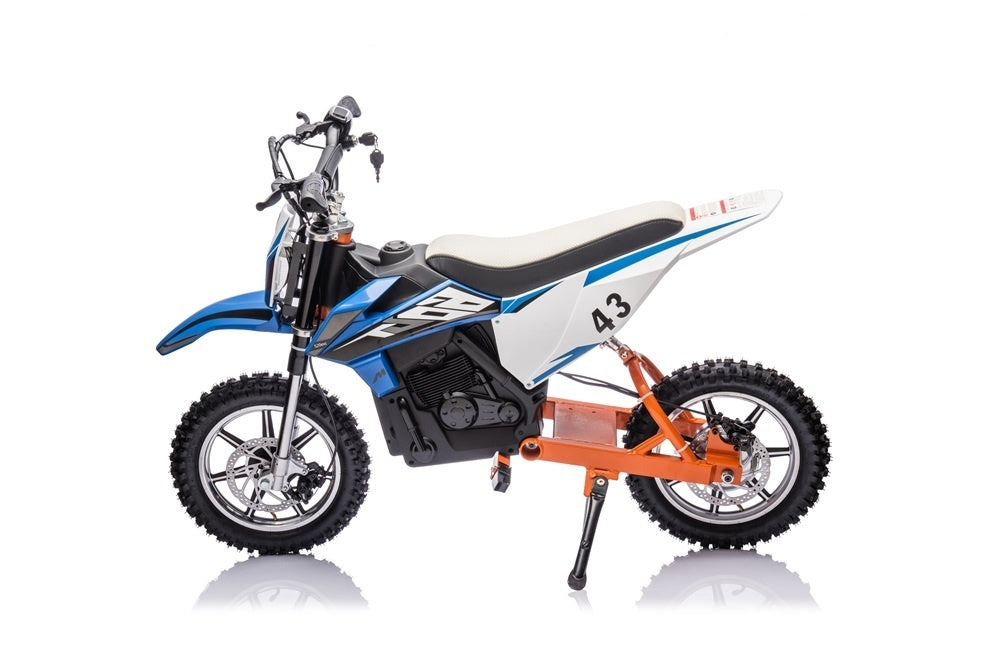 36V Electric Dirt Bike for Kids - Air Tires & Leather Seat