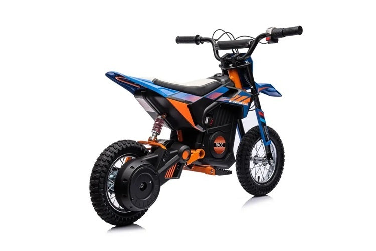 24V Electric Dirt Bike for Kids - Off-Road Motorcycle with Suspension & Air Tires