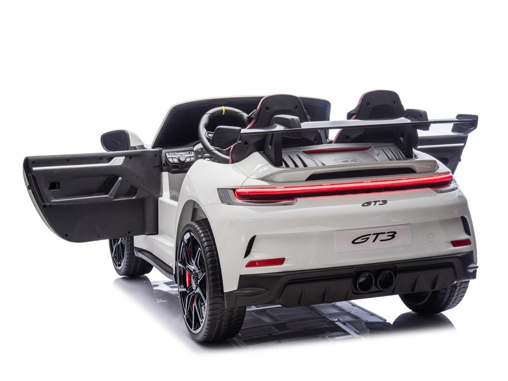 Licensed Porsche 911 GT3 24V Kids Electric Car - Pro 2-Seater with Air Tires & Touchscreen