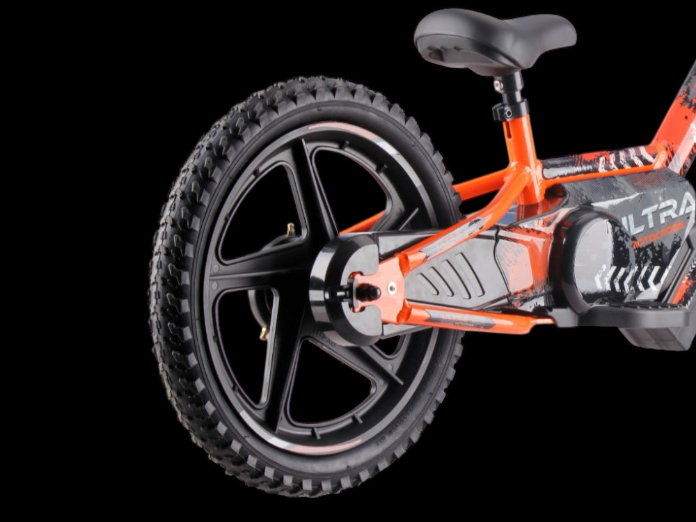 24V Electric Balance Bike - 16" Air Tires with 180W Motor (Orange)