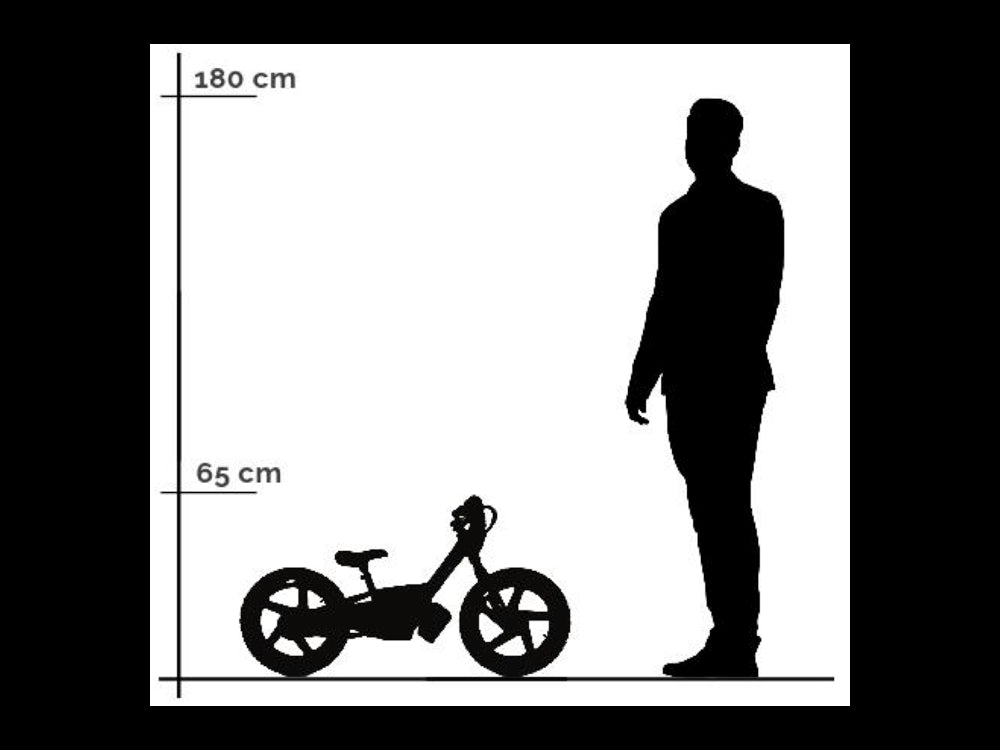 24V Electric Balance Bike - 16" Air Tires with 180W Motor (Orange)