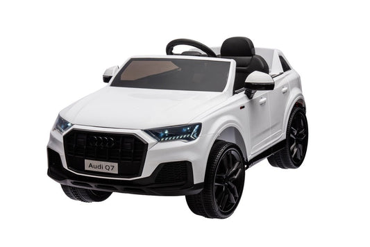 Licensed Audi Q7 12V Kids Electric Car - Luxury SUV with Bluetooth & Rubber Tires