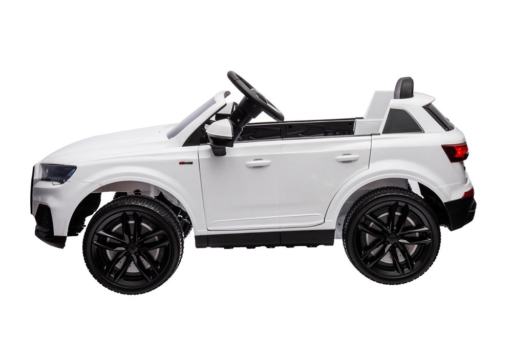 Licensed Audi Q7 12V Kids Electric Car - Luxury SUV with Bluetooth & Rubber Tires
