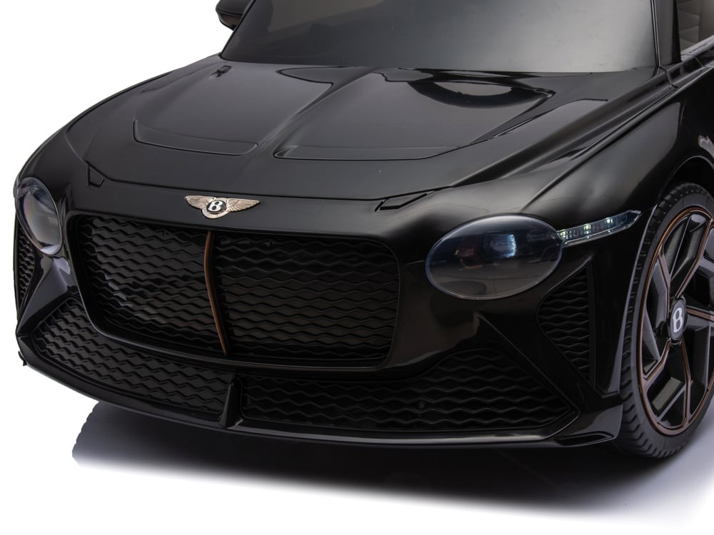 Licensed Bentley Bacalar 12V Kids Electric Car - 4WD Luxury Convertible (Black)