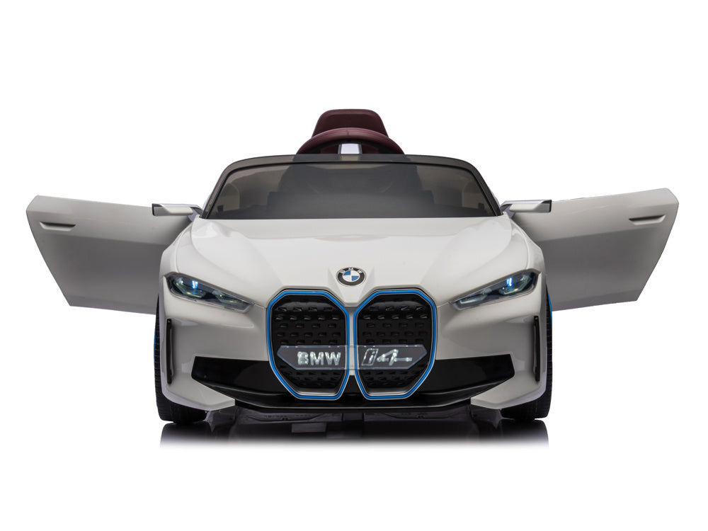 Licensed BMW i4 12V Kids Electric Car - Premium Sedan with Bluetooth & Dashboard Lighting