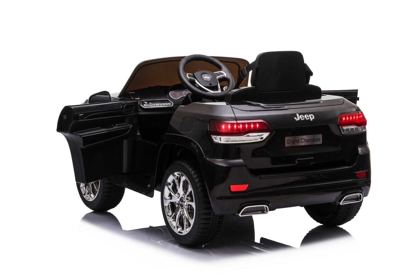 Jeep Grand Cherokee 12V Kids Electric Car - Luxury SUV with High-Gloss Finish