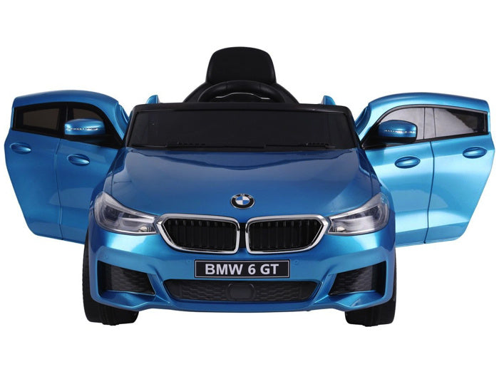 Licensed BMW 6 GT 12V Kids Electric Car - Compact Luxury Sedan with Rubber Tires