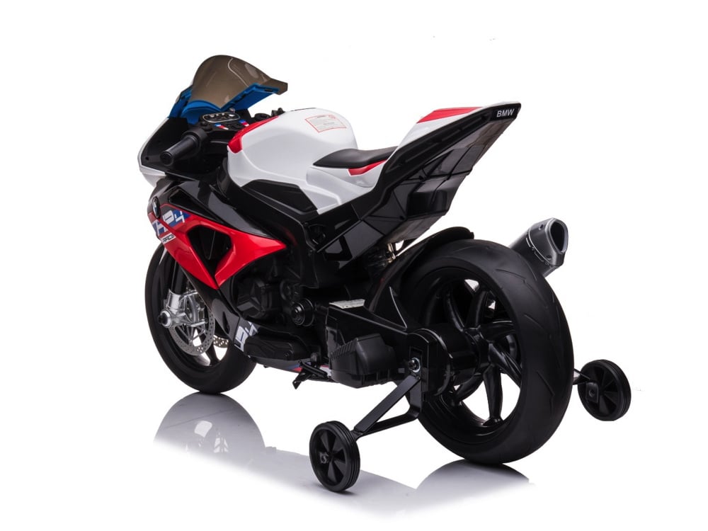 Licensed BMW HP4 12V Kids Electric Motorcycle - Rubber Tires & Training Wheels