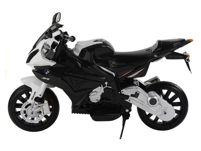 Licensed BMW S1000 12V Kids Electric Motorcycle - 2-Speed with Training Wheels