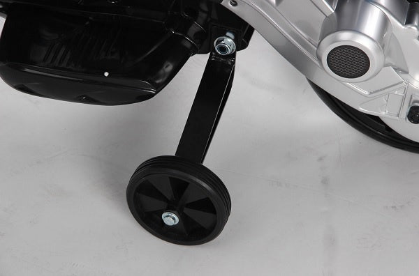 Licensed BMW S1000 12V Kids Electric Motorcycle - 2-Speed with Training Wheels