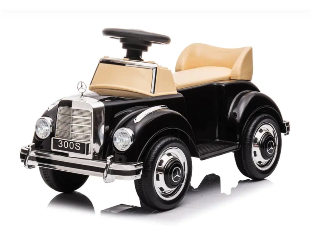 Licensed Mercedes-Benz 300S Classic Push Car - Ride-On Toy for Toddlers