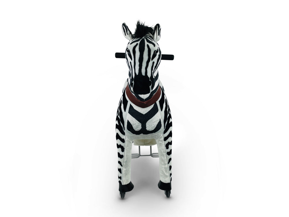 MY PONY Ride-On Zebra Toy - Galloping Action for Kids Ages 4-10 (Medium)