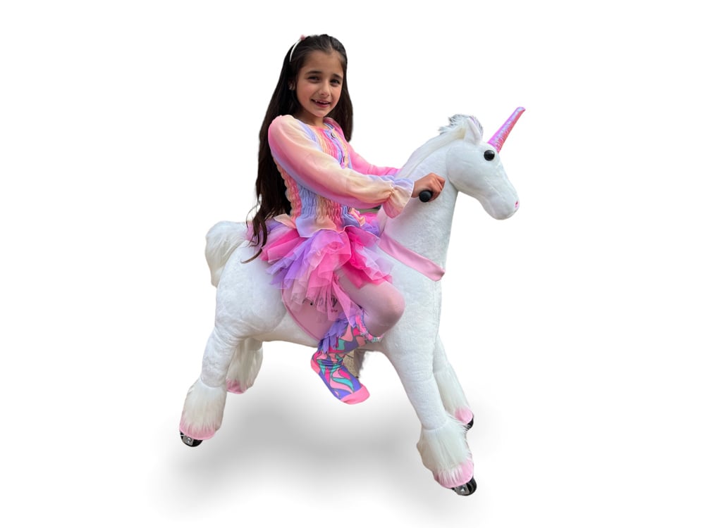 MY PONY Ride-On Unicorn - Medium Size (Ages 4-10)