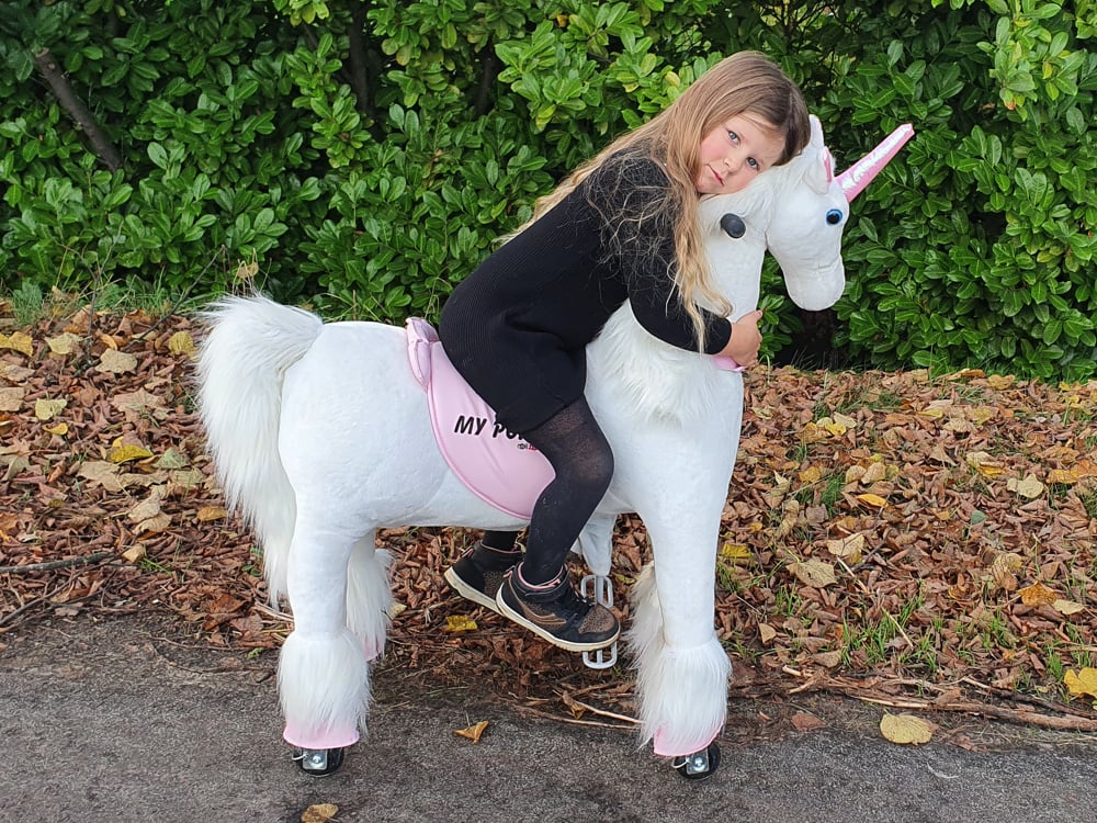 MY PONY Ride-On Unicorn - Medium Size (Ages 4-10)