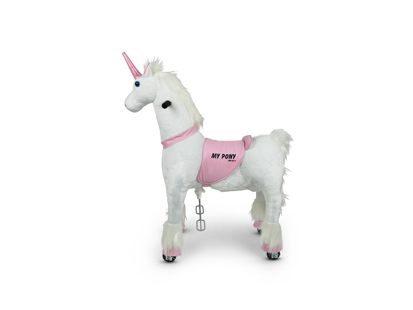 MY PONY Ride-On Unicorn Toy - Galloping Action for Kids Ages 3-6 (Small)