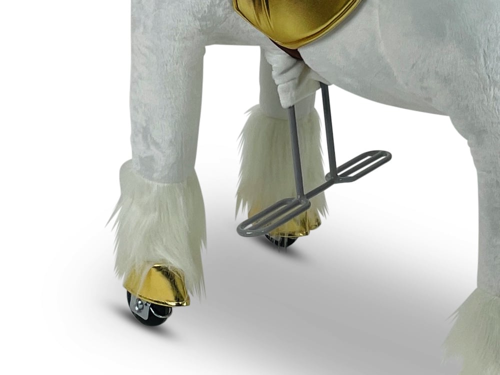 MY PONY Ride-On Unicorn Toy - Galloping Action for Kids Ages 3-6 (Small Pink)