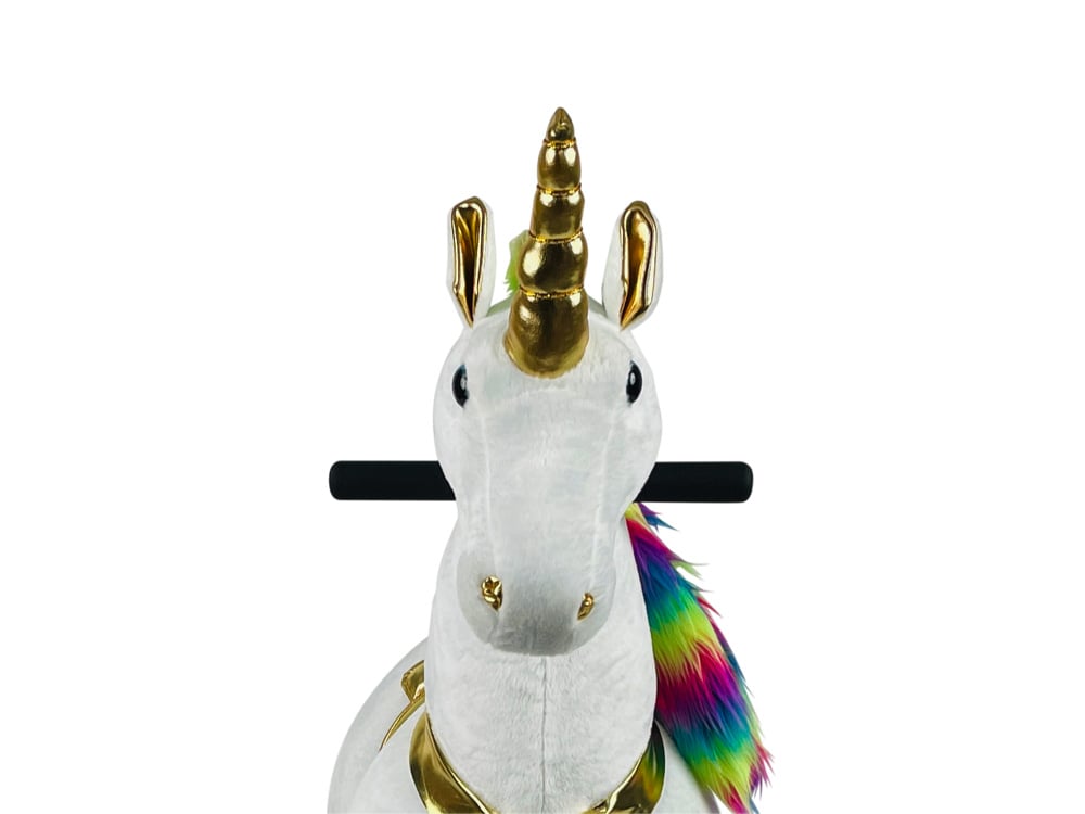 MY PONY Ride-On Unicorn Toy - Galloping Action for Kids Ages 4-10 (Medium)
