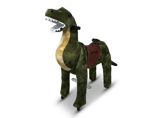 MY PONY Ride-On Dinosaur Toy - Galloping Action for Kids Ages 4-10 (Medium)