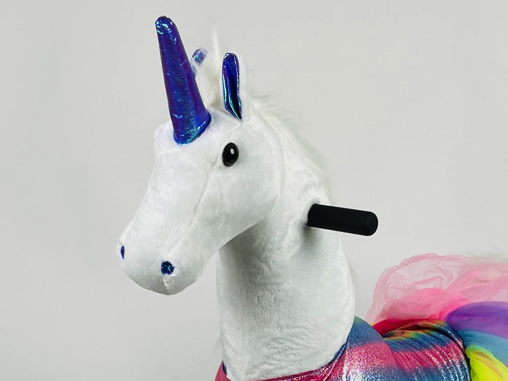 MY PONY Ride-On Unicorn Toy - Galloping Action for Kids Ages 3-6 (Small)