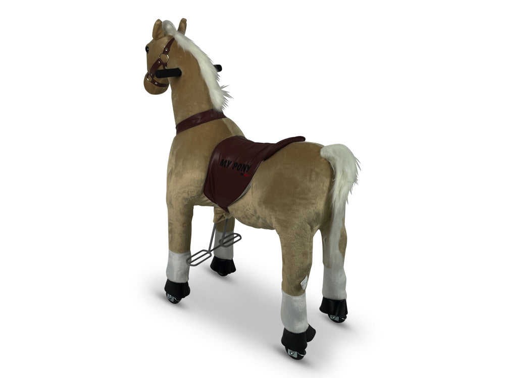 MY PONY Ride-On Horse Toy - Galloping Action for Kids Ages 8+ (Large)