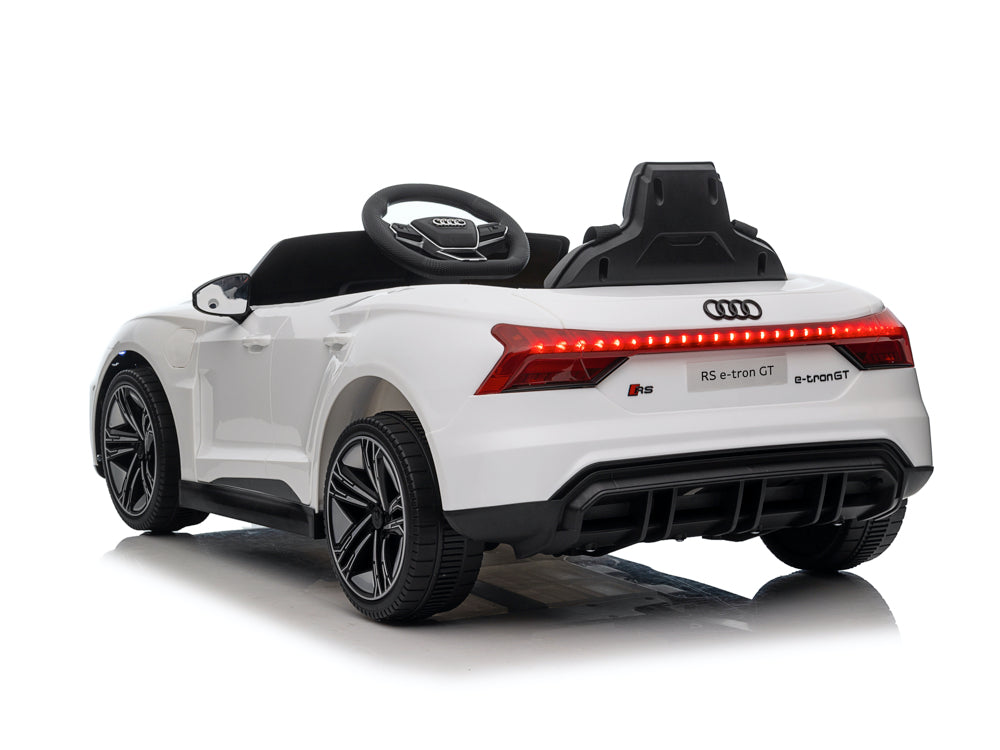 Licensed Audi RS e-tron GT 12V Kids Electric Car with Music Module (White)