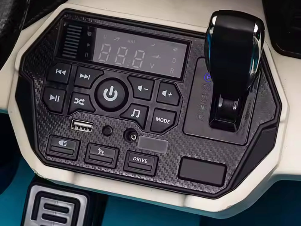 Licensed Lamborghini Sian 24V Kids Electric Car - 2-Seater with 4WD & 200W Motors (Blue)