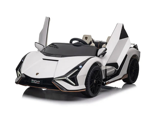 Licensed Lamborghini Sian 24V Kids Electric Car - 2-Seater with 4WD & 200W Motors