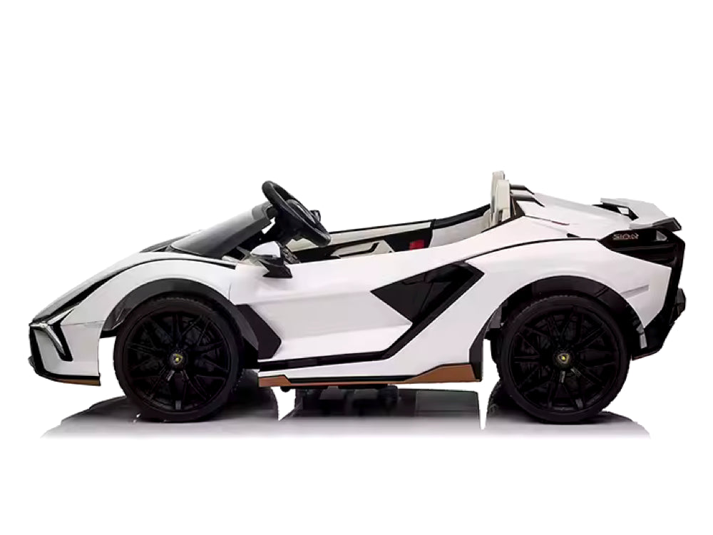 Licensed Lamborghini Sian 24V Kids Electric Car - 2-Seater with 4WD & 200W Motors