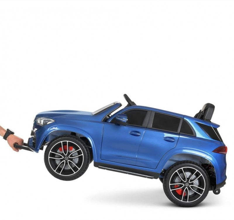 Licensed Mercedes-Benz GLE 450 12V Kids Electric Car - Premium SUV with MP3 Screen (Blue)