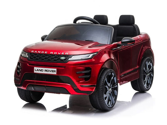 Licensed Land Rover Range Rover Evoque 12V Kids Electric Car - Compact SUV with Key Start (Red)