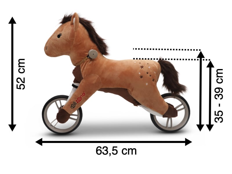 Horse Balance Bike for Kids - Animal Design with Adjustable Seat (Ages 2-5)