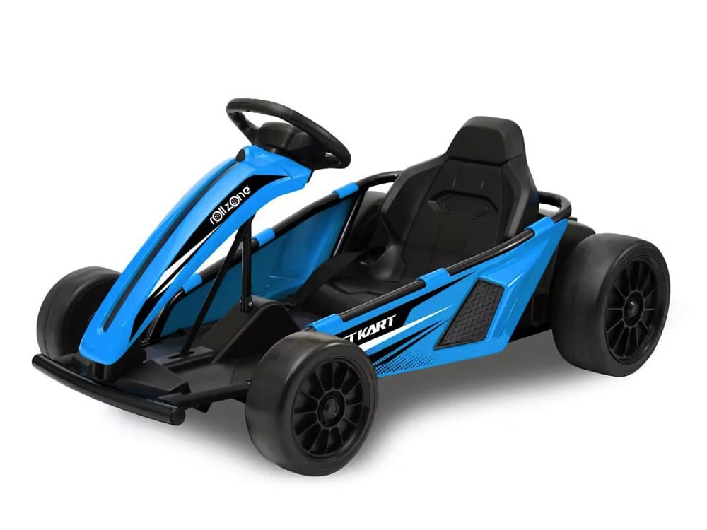24V Electric Drift Go-Kart - 200W Motors with Drift Function (Blue)
