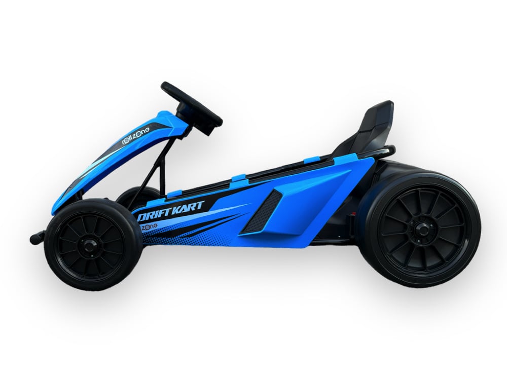 24V Electric Drift Go-Kart - 200W Motors with Drift Function (Blue)