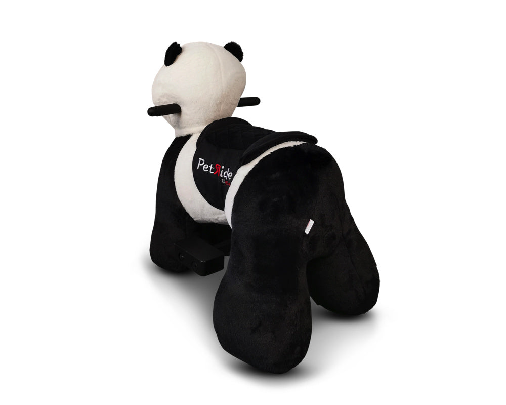 PetRide Electric Ride-On Panda - Forward & Reverse Motorized Animal Toy