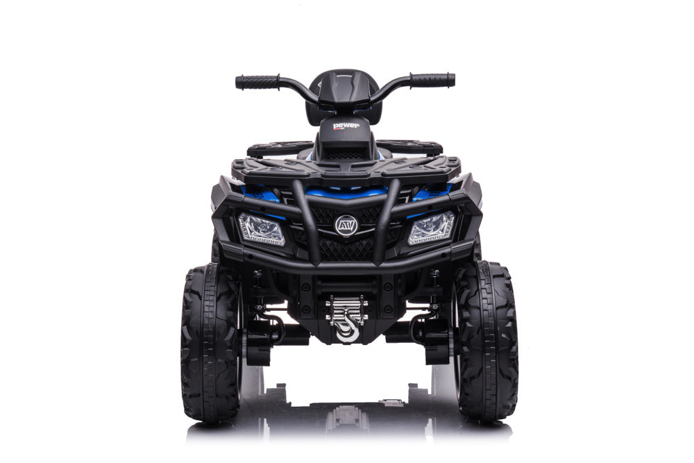24V Electric Kids Quad - 4-Wheel Drive with Bluetooth & USB Music (Blue)