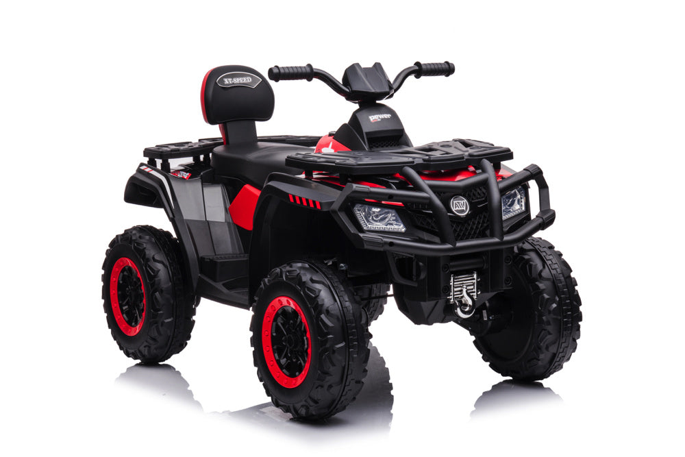 24V Electric Kids Quad - 4-Wheel Drive with Bluetooth & USB Music