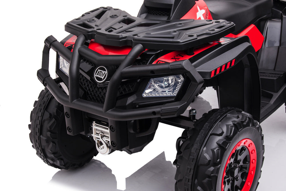 24V Electric Kids Quad - 4-Wheel Drive with Bluetooth & USB Music