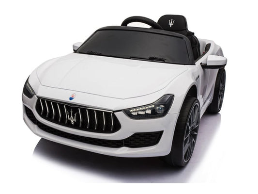 Licensed Maserati Ghibli 12V Kids Electric Car - Luxury Sedan with Rubber Tires
