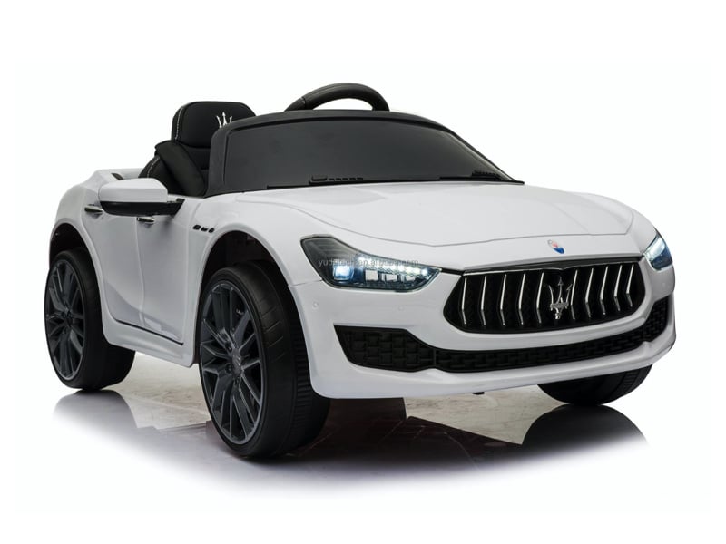 Licensed Maserati Ghibli 12V Kids Electric Car - Luxury Sedan with Rubber Tires