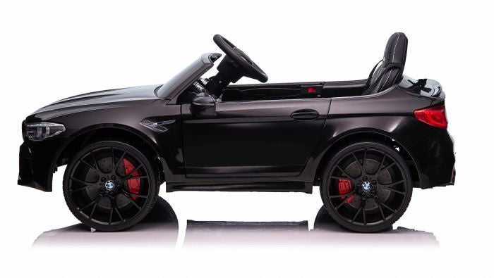 Licensed BMW M5 12V Kids Electric Car - Premium Sedan with 5-Point Harness & Pull Handle