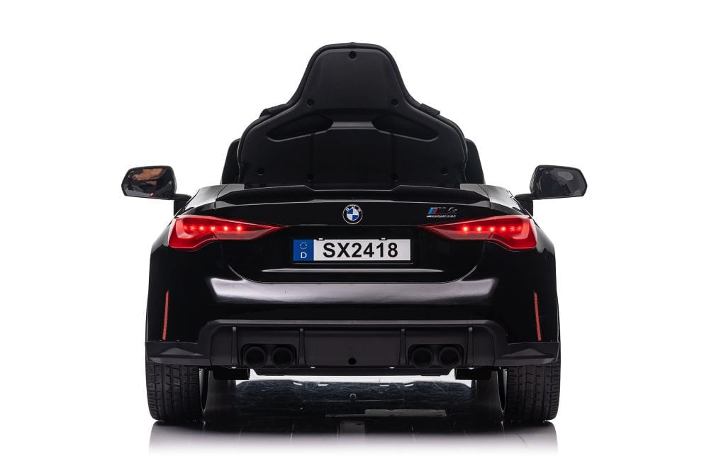 Licensed BMW M4 12V Kids Electric Car - Compact Sports Coupe with 5-Point Harness